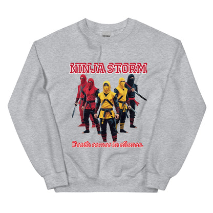Ninja Style Sweater mit Retroflair
