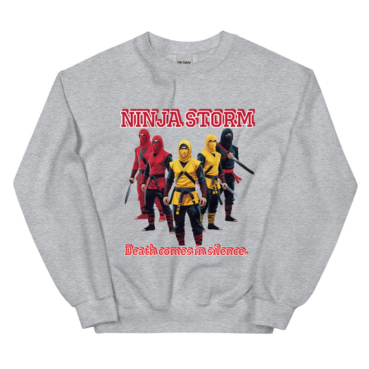Ninja Style Sweater mit Retroflair
