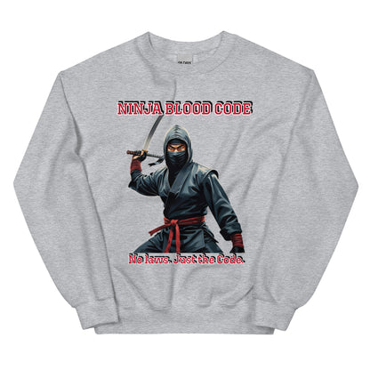 Ninja Style Sweater mit Retroflair
