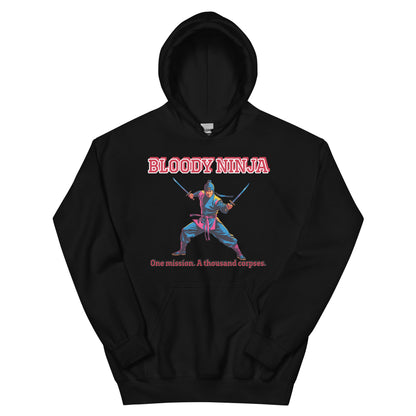 Ninja Style Hoodie mit Retrofolks Design
