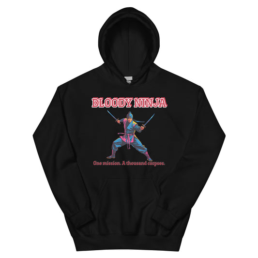 Ninja Style Hoodie mit Retrofolks Design
