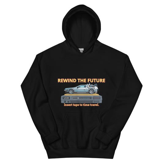 Synthwave Retro Hoodie mit Neonfarben und Retro-Motiven
