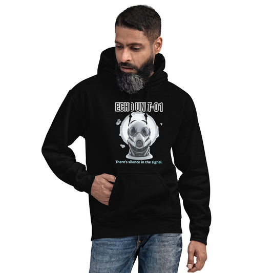 Sci-Fi Hoodie mit Retro-Roboter
