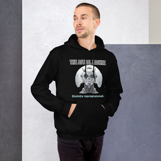 Sci-Fi Hoodie mit Retro-Roboter
