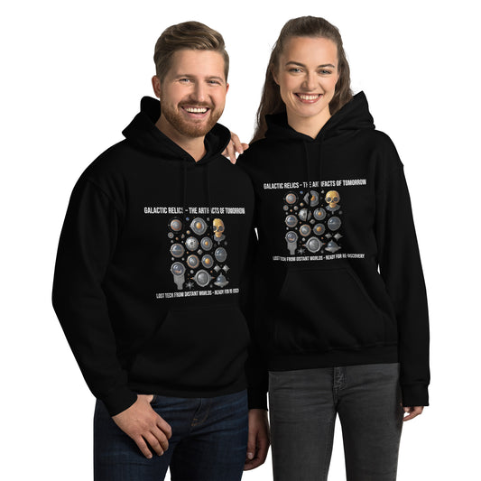 Futuristischer Hoodie im Space Age Look

