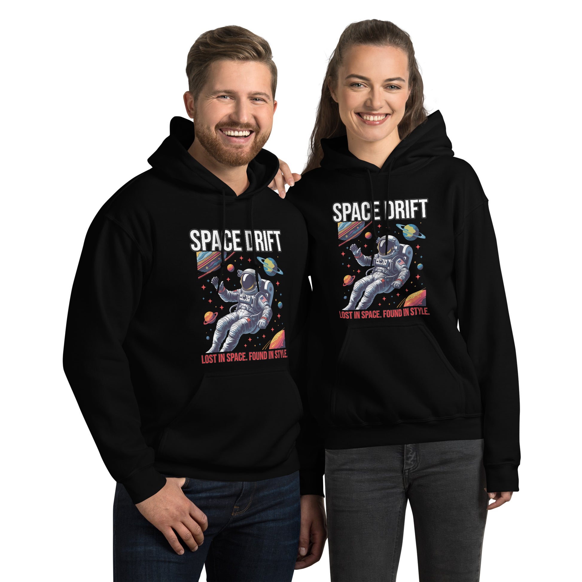 Futuristischer Hoodie im Space Age Look
