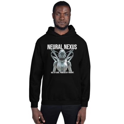 Sci-Fi Hoodie mit Retro-Roboter
