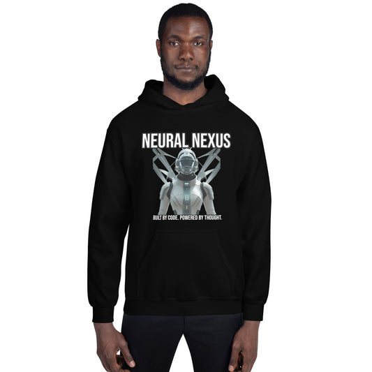 Sci-Fi Hoodie mit Retro-Roboter
