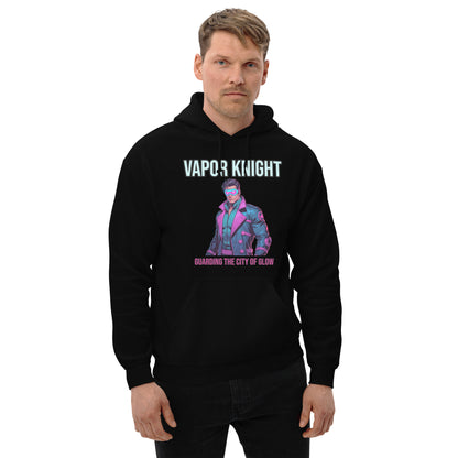 Synthwave Retro Hoodie mit Neonfarben und Retro-Motiven
