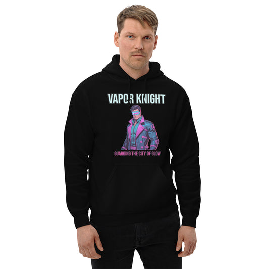 Synthwave Retro Hoodie mit Neonfarben und Retro-Motiven

