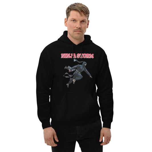Ninja Style Hoodie mit Retrofolks Design
