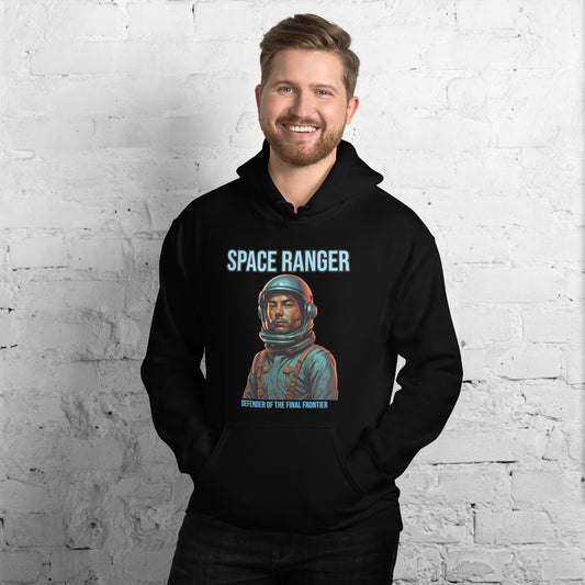 Sci-Fi Hoodie mit Retro-Roboter
