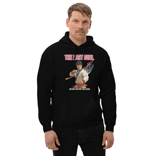 Kung-Fu Style Hoodie mit Retro-Charakter
