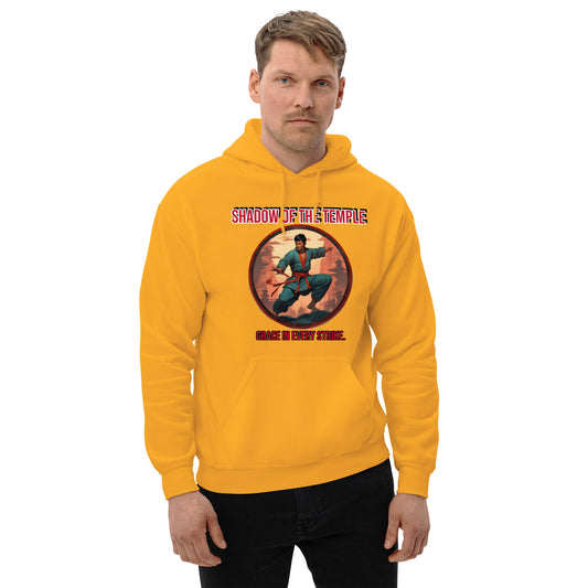 Kung-Fu Style Hoodie mit Retro-Charakter
