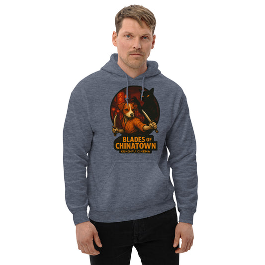 Kung-Fur Cinema Style Hoodie mit tierischen Kung-Fu Helden
