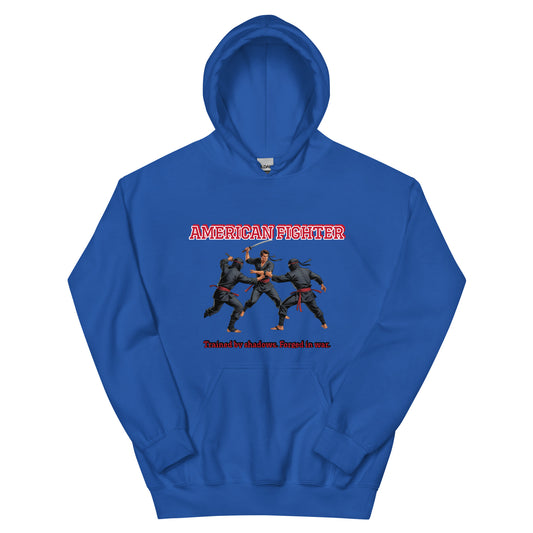 Ninja Style Hoodie mit Retrofolks Design
