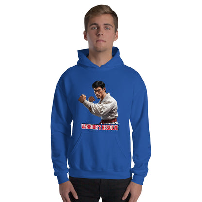 Kung-Fu Style Hoodie mit Retro-Charakter
