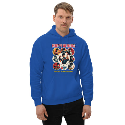 Kung-Fu Style Hoodie mit Retro-Charakter
