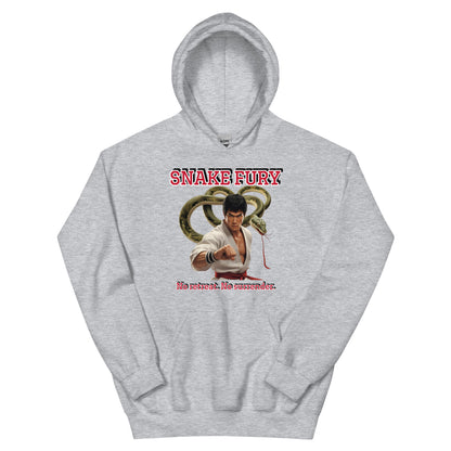Kung-Fu Style Sweater mit Retro-Charakter
