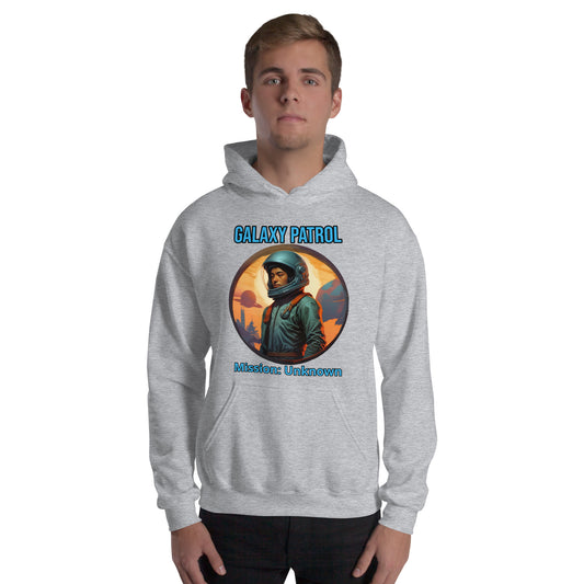 Futuristischer Hoodie im Space Age Look
