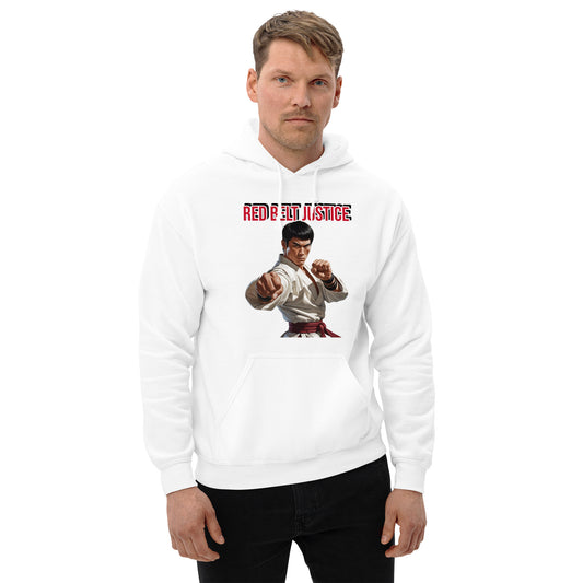 Kung-Fu Style Hoodie mit Retro-Charakter
